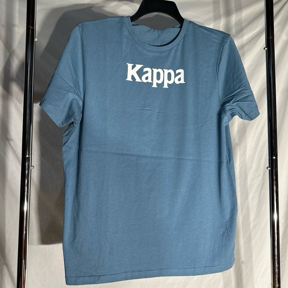 Kappa Authentic Runis Blue Steel SS Tee New With Tags Men's Large